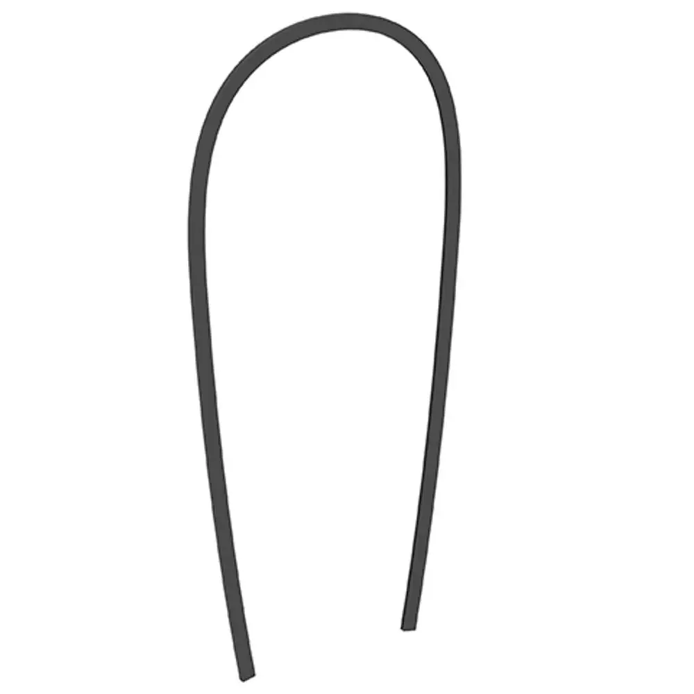 Dichtungsgummi in schwarzer, flexibler Form, geeignet für die Installation von Ideal Standard Sphero-Schablonen.